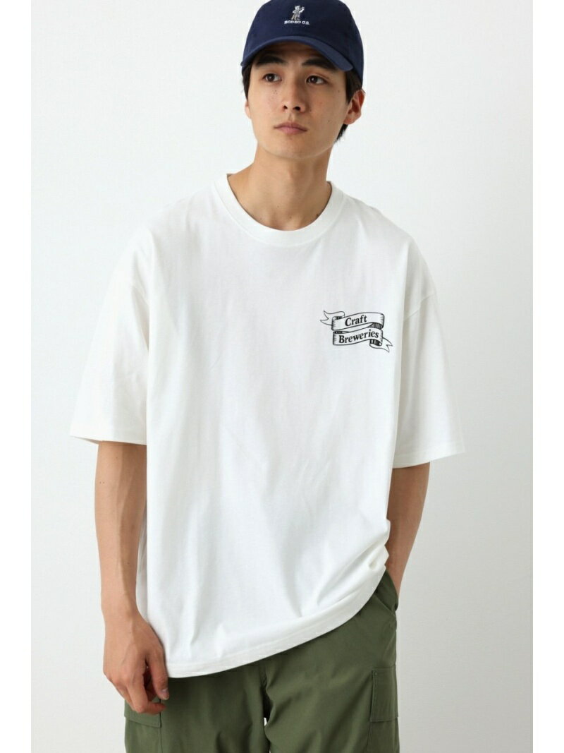 【SALE／20%OFF】BEER Tシャツ RODEO CROWNS WIDE BOWL ロデオクラウンズワイドボウル トップス カットソー・Tシャツ ホワイト ブラック【RBA_E】[Rakuten Fashion]