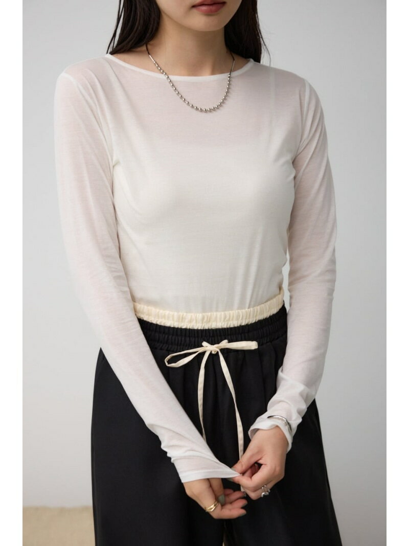 ベーシックシアーカットソー AZUL BY 