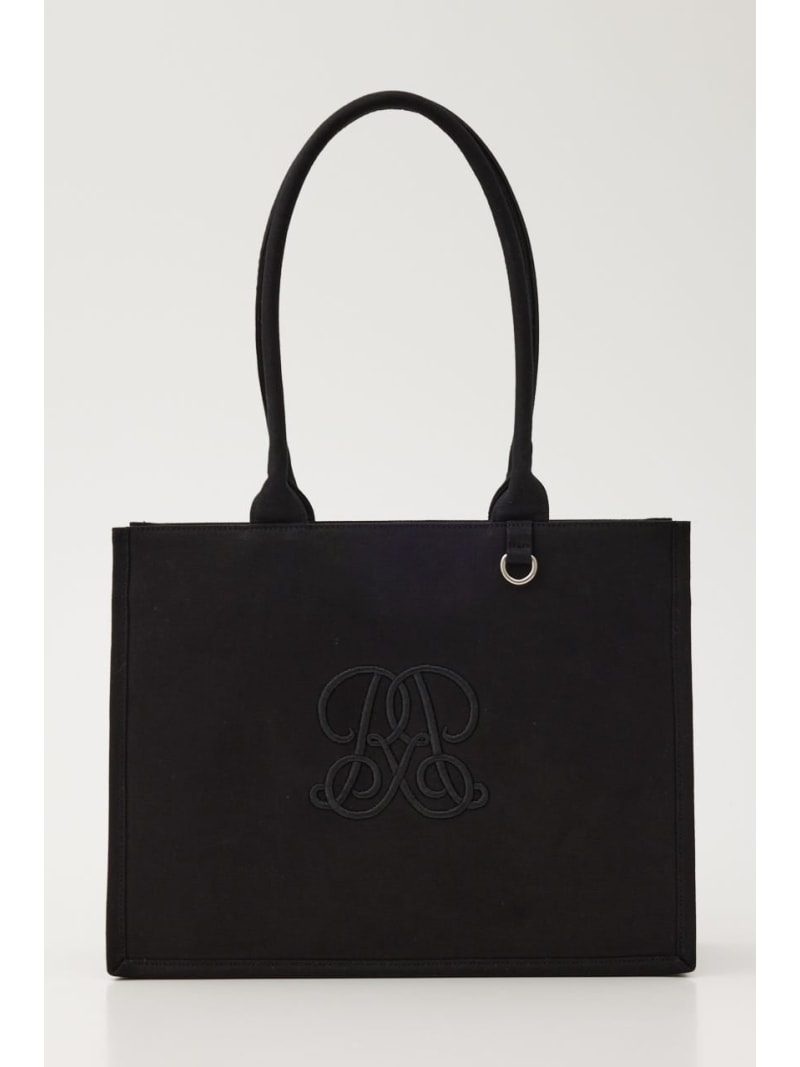 【WEB限定】WRRロゴトートバッグ rienda リエンダ バッグ その他のバッグ ブラック【送料無料】[Rakuten Fashion]