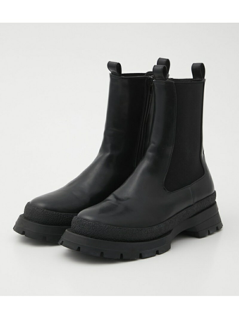 マウジー ブーツ レディース 【SALE／50%OFF】TRACK SOLE CHELSEA BOOTS AZUL BY MOUSSY アズールバイマウジー シューズ・靴 ブーツ ブラック カーキ【RBA_E】[Rakuten Fashion]