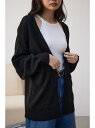 【SALE/50%OFF】ヘリンボーンニットカーディガン AZUL BY MOUSSY アズールバイマウジー トップス カーディガン ホワイト カーキグリーン ...