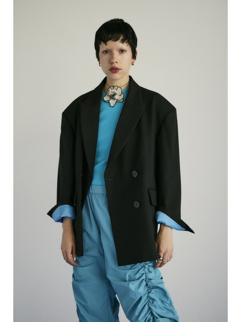 Rakuten - 【SALE／30%OFF】Big silhouette jacket HeRIN.CYE ヘリンドットサイ ジャケット・アウター その他のジャケット・アウター ブラック ベージュ グレー【RBA_E】【送料無料】[Rakuten Fashion]