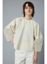 Volume sleeve docking blouse HeRIN.CYE ヘリンドットサイ トップス シャツ・ブラウス ホワイト ブラック【送料無料】[Rakuten Fashion]