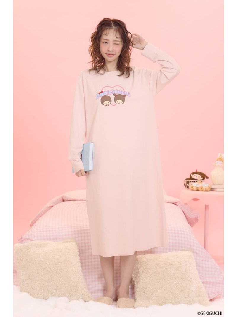 Rakuten - ベビチッチ｜riendaルームウェアワンピース rienda リエンダ インナー・ルームウェア その他のインナー・ルームウェア ピンク【送料無料】[Rakuten Fashion]
