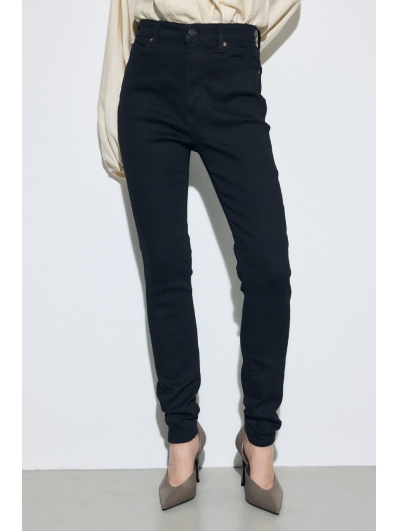Rakuten - 【WEB限定】AZUL DENIM ジャストウエストスキニーデニム AZUL BY MOUSSY アズールバイマウジー パンツ ジーンズ・デニムパンツ ブラック【送料無料】[Rakuten Fashion]