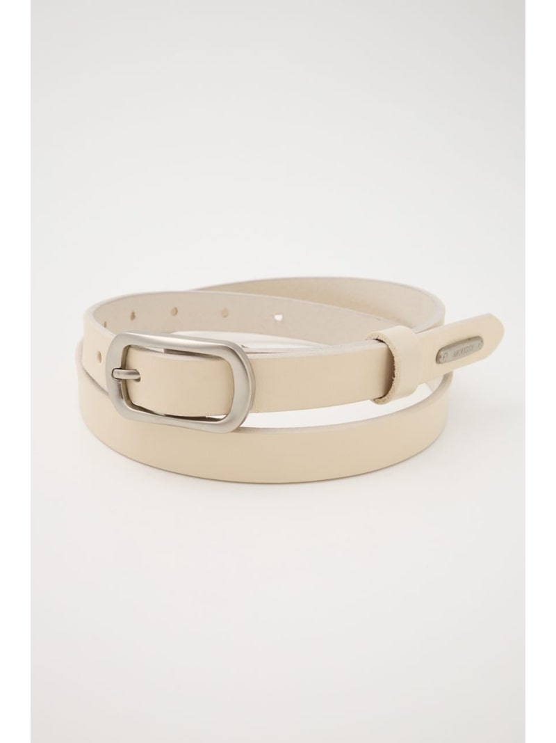 Rakuten - SKINNY LEATHER ベルト MOUSSY マウジー ファッション雑貨 ベルト ブラック【送料無料】[Rakuten Fashion]