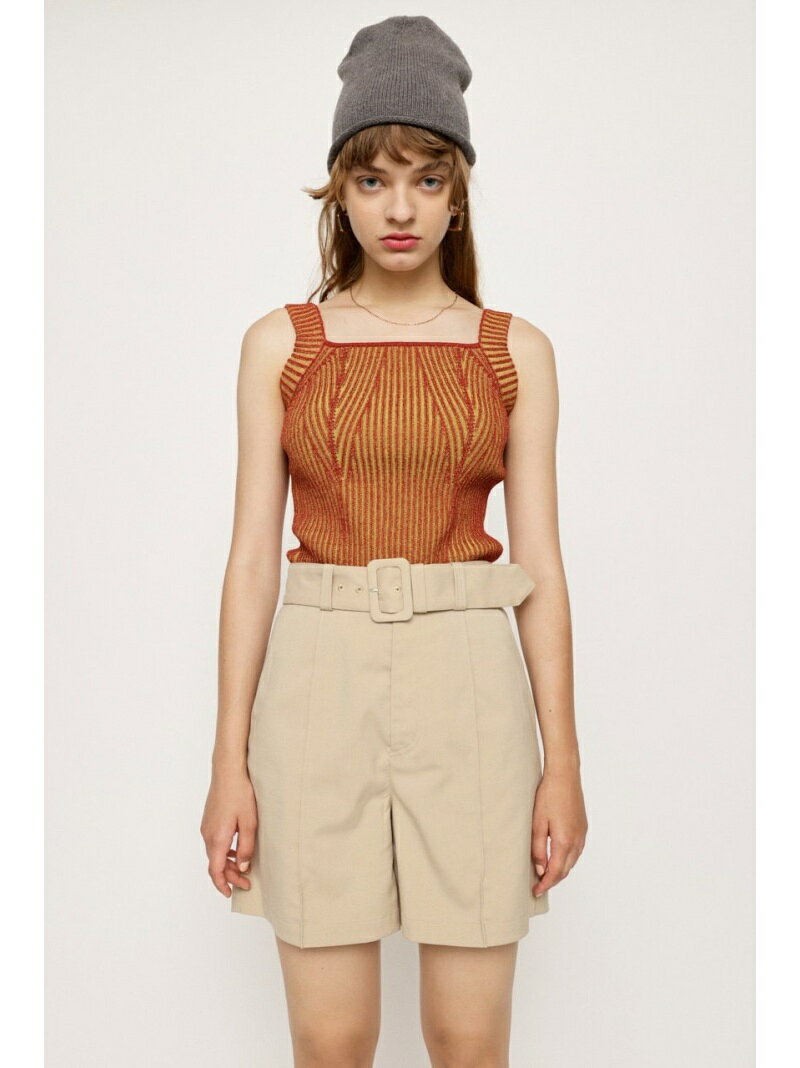 【SALE／30%OFF】BI COLOR KNIT タンクトップ SLY スライ トップス ノースリーブ・タンクトップ レッド ブラウン【RBA_E】[Rakuten Fashion]のサムネイル