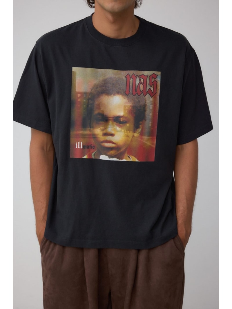 Rakuten - 【SALE／20%OFF】【NAS】ビンテージラップ半袖TEE AZUL BY MOUSSY アズールバイマウジー トップス カットソー・Tシャツ ブラック グレー【RBA_E】【送料無料】[Rakuten Fashion]