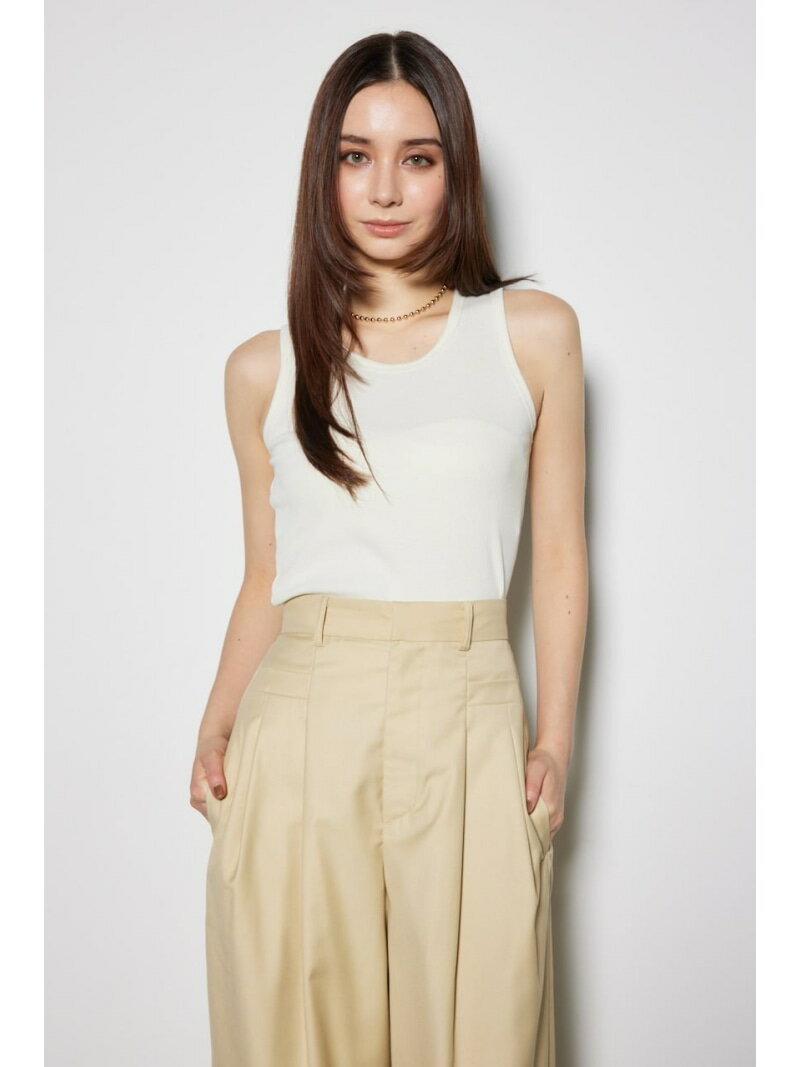 Rakuten - 【SALE／70%OFF】アメスリタンクカットトップス rienda リエンダ トップス ノースリーブ・タンクトップ ホワイト ブラック【RBA_E】[Rakuten Fashion]