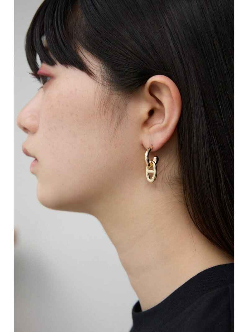 マルチチャームミニフープピアス AZUL BY MOUSSY アズールバイマウジー アクセサリー・腕時計 その他のアクセサリー・腕時計[Rakuten Fashion]