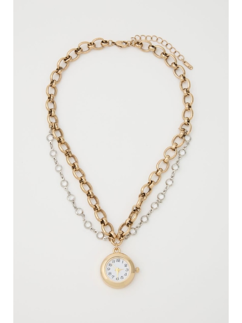 Rakuten - CLOCK MOTIF ネックレス SLY スライ アクセサリー・腕時計 ネックレス【送料無料】[Rakuten Fashion]