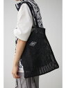 【SALE/50%OFF】カギ編ミトートバッグ AZUL BY MOUSSY アズールバイマウジー バッグ その他のバッグ ブラック ホワイト【RBA_E】[R...