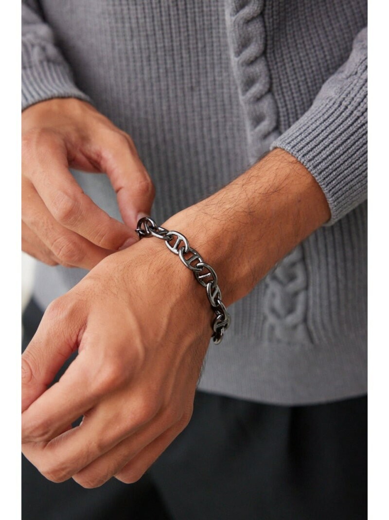 ANCHOR CHAIN BRACELET AZUL BY MOUSSY アズー