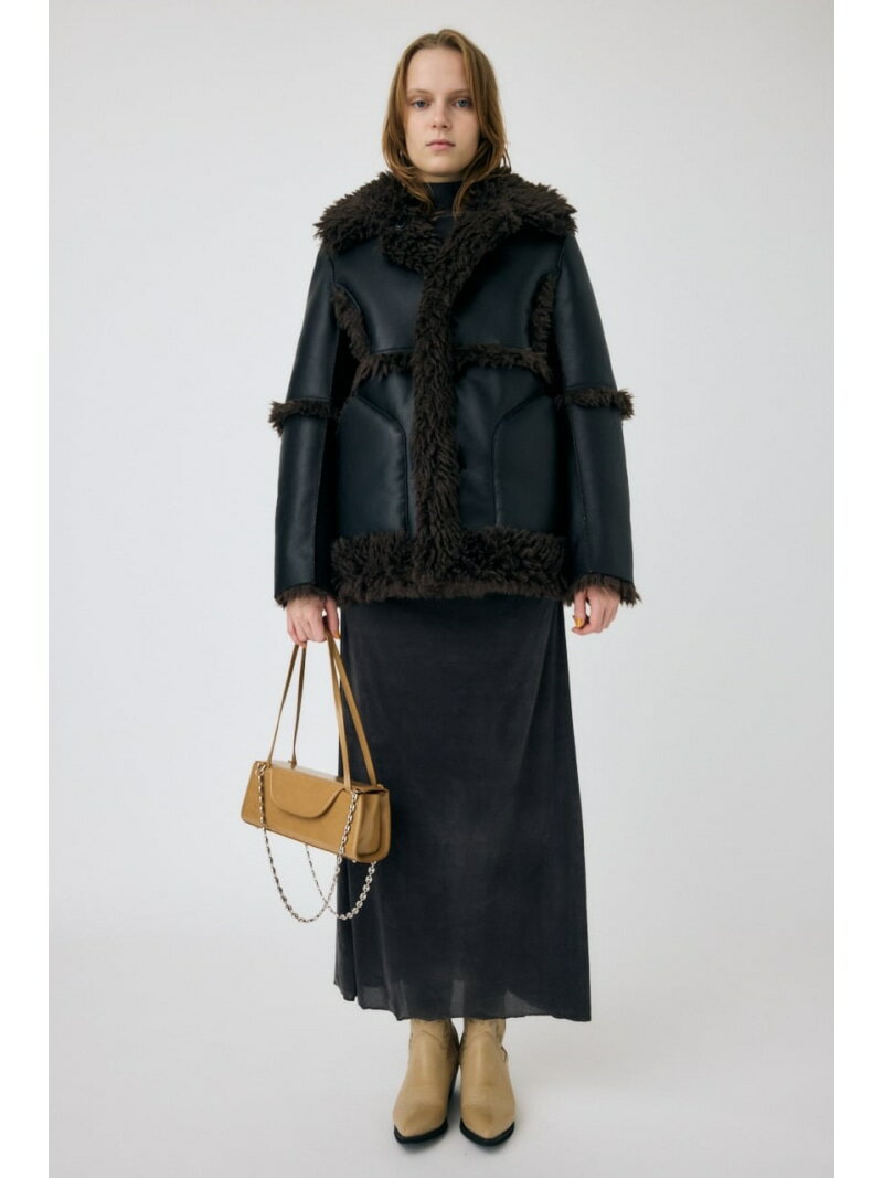 【SALE／30%OFF】SHEARLING OVER ジャケット MOUSSY マウジー ジャケット・アウター その他のジャケット・アウター グリーン ブラック【RBA_E】【送料無料】[Rakuten Fashion]