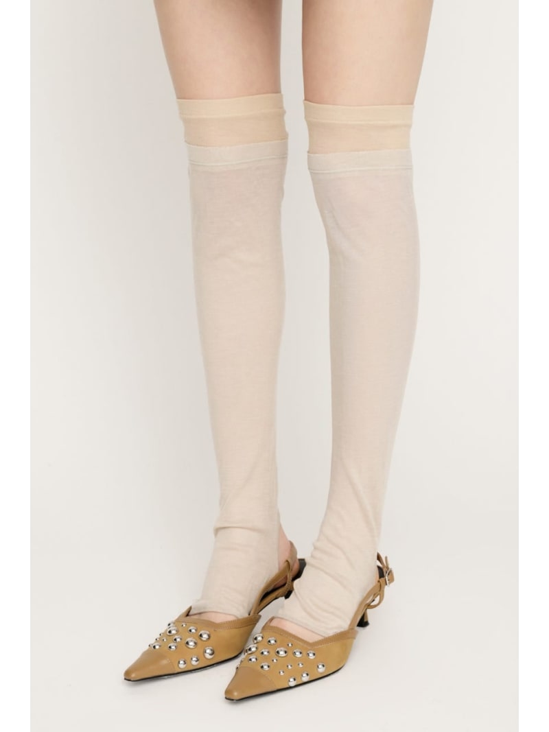 LAYERED SHEER LEG WARMER SLY ���饤 ��������å������� ����¾�η�������å������� ���졼 �١����������̵����[Rakuten ...