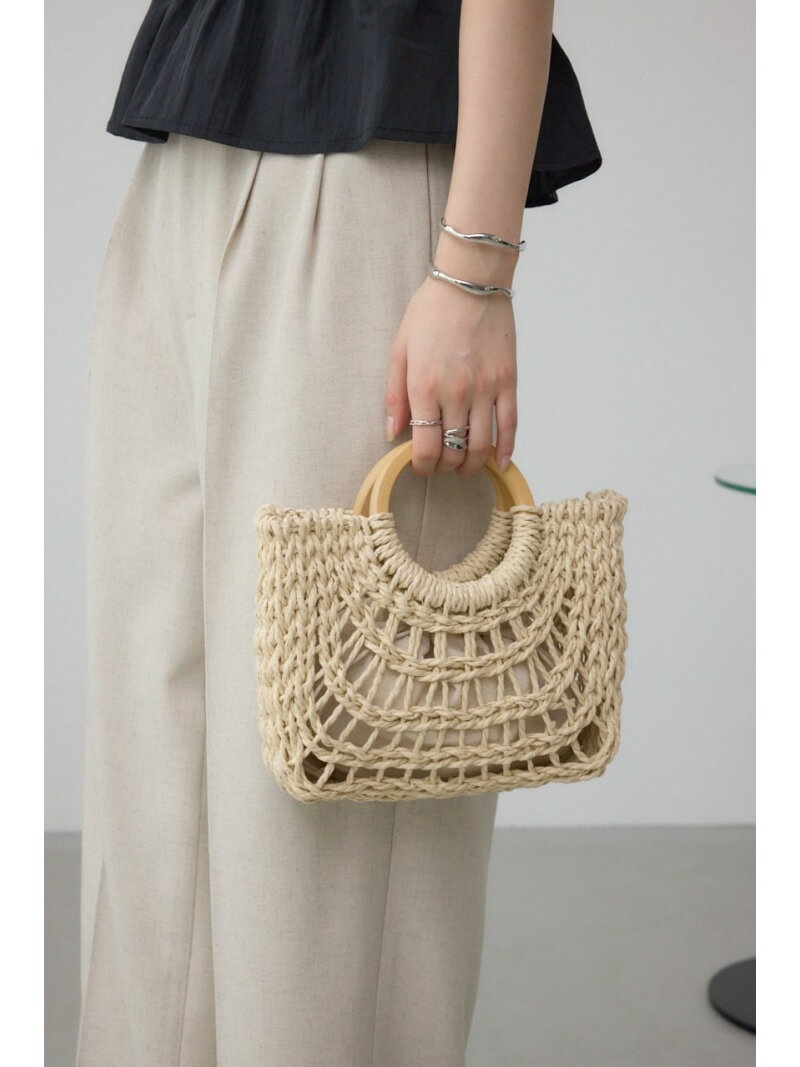 編み込みショルダーバッグ AZUL BY MOUSSY アズールバイマウジー バッグ その他のバッグ ブラック【送料無料】[Rakuten Fashion]のサムネイル