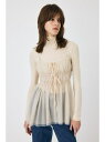 【SALE/30%OFF】TULLE RIBBON キャミ MOUSSY マウジー トップス キャミソール グレー【RBA_E】【送料無料】[Rakuten F...