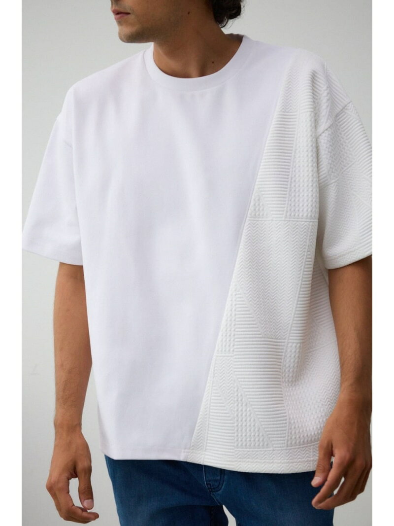 【SALE／50%OFF】異素材切替トップス A