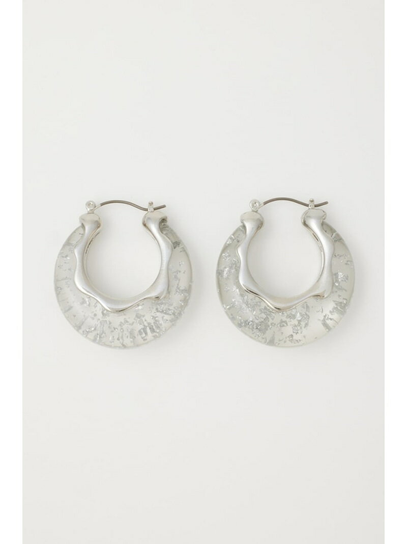 【SALE/20%OFF】CLEAR GLITTER HOOP ピアス SLY スライ アクセサリー・腕時計 その他のアクセサリー・腕時計 ブラック ゴールド【...