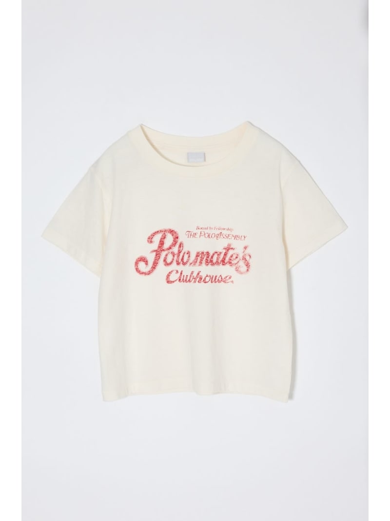 Rakuten - NOSTALGIC LETTERED TEE MOUSSY マウジー トップス カットソー・Tシャツ ホワイト ブラック レッド【送料無料】[Rakuten Fashion]