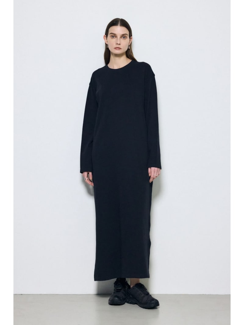 Rakuten - 【SALE／50%OFF】ロングスリーブストレートワンピース AZUL BY MOUSSY アズールバイマウジー ワンピース・ドレス ワンピース グレー ブラック【RBA_E】[Rakuten Fashion]