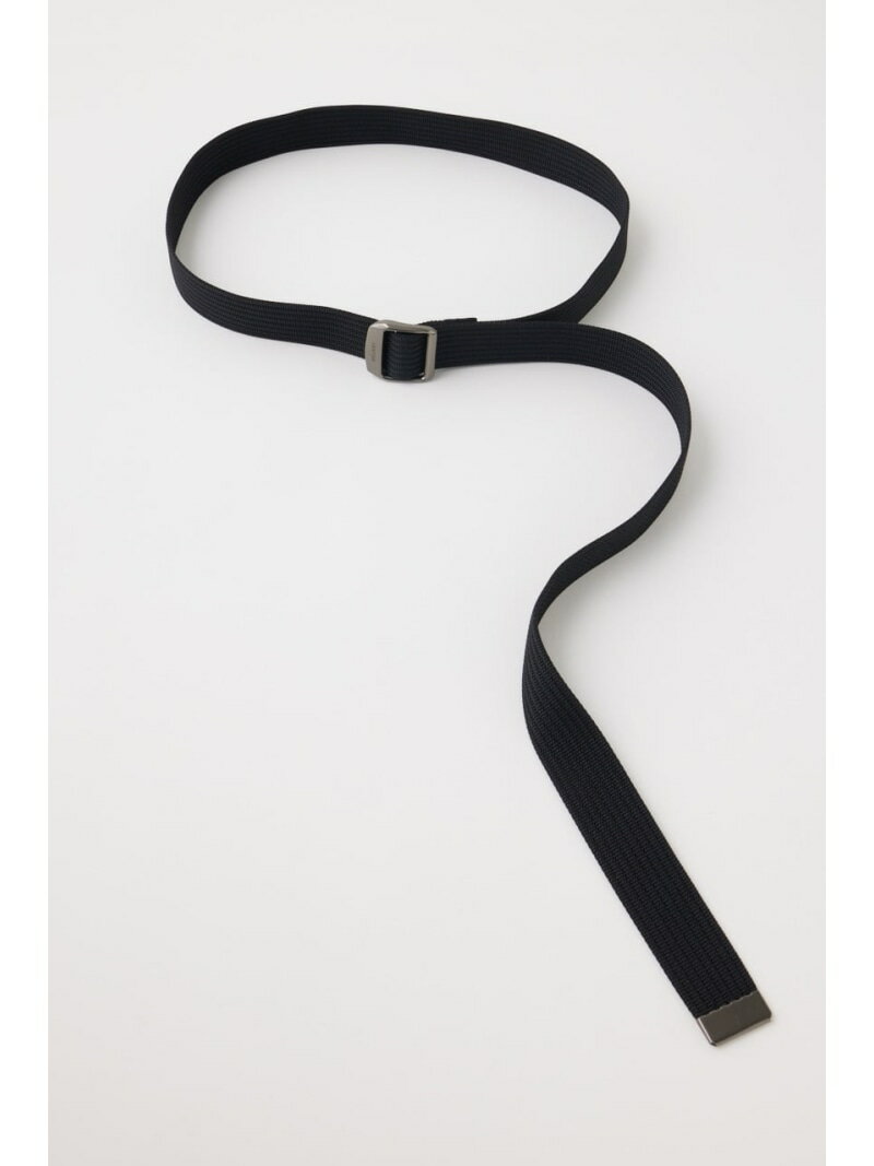 moussy（マウジー）NYLON ベルト【NYLONBELT】レザーベルトとは一味違ったアクセントとして使えるナイロンベルト。ルーズなボトムスに長めのベルトテープを垂らしたスタイリングがおすすめ。※ベルトを下に垂らして止める場合は、垂らし...