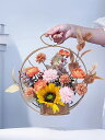 WillingYou 造花 ひまわり 1個セット インテリア ブーケ 花材 フラワーアレンジメント 北欧スタイル 人工観葉植物 現代 シンプル ホテル オフィス 店舗 家の装飾 母の日 プレゼント ギフト そのまま飾れる単品花材