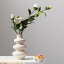 北欧モダンデザイン セラミック花瓶 - おしゃれかわいい花器、韓国インテリアに最適 / 素材: 高品質セラミック / モダンで洗練されたデザインでお部屋を彩る(3)