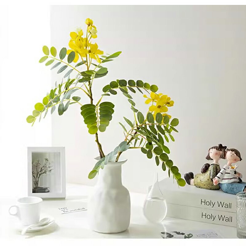 造花 フラワーベース セット 北欧モダンデザイン セラミック花瓶 - おしゃれかわいい花器、韓国インテ..