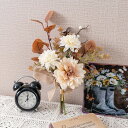 WillingYou 造花 ブーケ 手作り 花束 DIY 人工 観葉植物 インテリア フラワー ウェディング 現代 シンプル ホテル オフィス 店舗 家 玄関 ...