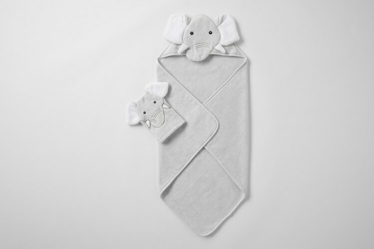 SHERIDAN シェリダン Baby Towel / ベビータオル Echoe / エコー 75×100cm 百貨店 高級 ホテル 旅館 タオル バス用品 日用品 おしゃれ ブランド シンプル きれい ベビー用品 タオル フード付き ミット ギフト プレゼント おしゃれ 3