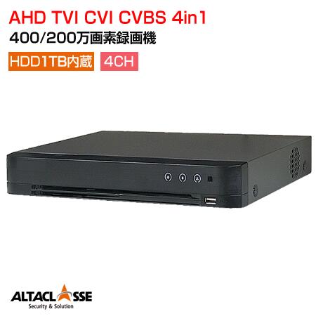 hƃJ ĎJ 1TB ^@ R[_[ 130f 220f uĎ X}z HDMI HDD ݉ DDNS nCrW 4ch DVR 掿 X}[gtH BNC AiOJ AHD CVI TVI CVBS 3Nۏ SHDVR-HK7204-K1 