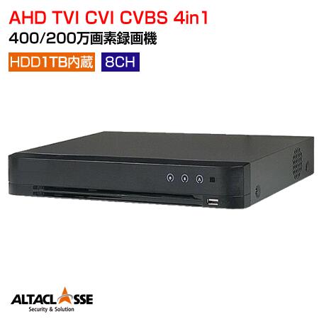 hƃJ ĎJ 1TB ^@ R[_[ 130f 220f uĎ X}z HDMI HDD ݉ DDNS nCrW 8ch DVR BNC AiOJ AHD CVI TVI CVBS 3Nۏ SHDVR-HK7208-K1 yΉ 