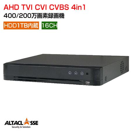 hƃJ ĎJ 1TB ^@ R[_[ 130f 220f uĎ X}z HDMI HDD ݉ DDNS nCrW 16ch DVR 掿 BNC AiOJ AHD CVI TVI CVBS 3Nۏ SHDVR-HK7216-K1 yΉ