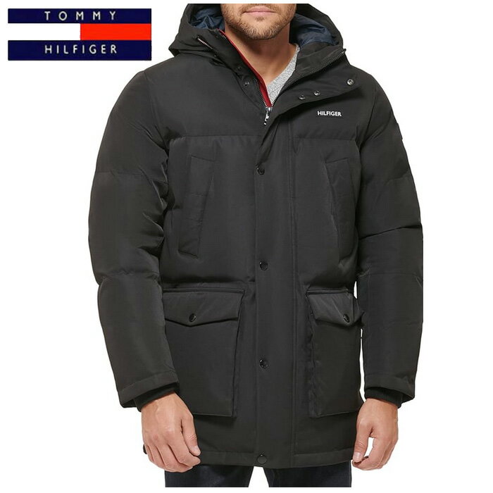 トミーヒルフィガー メンズ ジャケット コート中綿ジャケット ロング丈 冬 アウター ブラックTOMMY HILFIGER MENS ARCTIC CLOTHHEAVYWEIGHT PERFORMANCE PARKA152AP859 BLACK