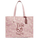 ȡȥ롼ʡ˥塼䡼ȡ42ӥå100ѡȥꥵ륭Хƴ٤Ф̶̳إ֥ɥХåCOACHLUNARNEWYEARTOTE42WITHRABBITIN100PERCENTRECYCLEDCANVASCF926LHRHJPINKMULTI