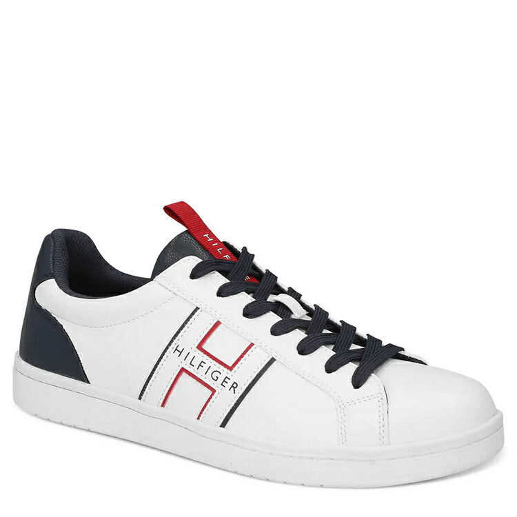 トミーヒルフィガー スニーカー メンズ レウリー スニーカーTOMMY HILFIGER TM LEWLY SHOESスケボー 靴 くつ 普段使い ブランドカジュアル ローカット シューズ 男性tmLEWLY WHITE 140 (ホワイト)