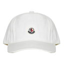 モンクレール 帽子 メンズ モンクレール キャップ 帽子ロゴMONCLER BASEBALL CAPレディース コットン コットンI1 093 3B00040 V0006 038 038 ホワイト 白 生成