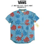 バンズ メンズ シャツ モントーク ハイビスカス半袖 サーファー サーフィンVANS AP M JOEL TUDOR MONTAUKVN0006HXJ1P BLUE