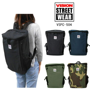 VISION STREET WEAR VSPC504 BACKPACKメンズ、レディース、ボーイズ、リュックビジョン　ヴィジョン　バックパックデイバッグ、アウトドア、通勤、通学、タブレット、モバイルノートパソコン収納