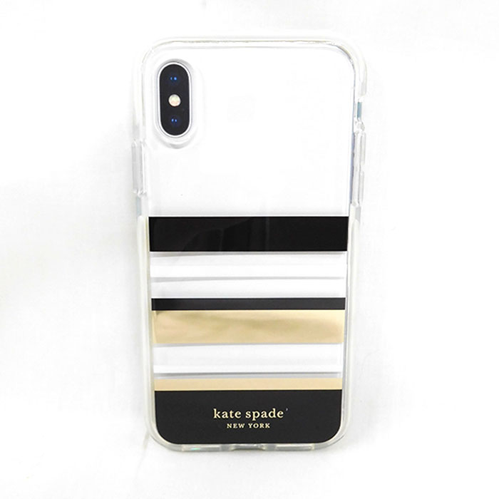 åԥ̵ȥڡ ե󥱡katespade iphoneiPhone xs x IPHONE XS X ȥڡɥ˥塼衼ե󥱡 Ʃ ꥢ KSIPH-104-PSBGC ֥å  ۥ磻 ޥ顼