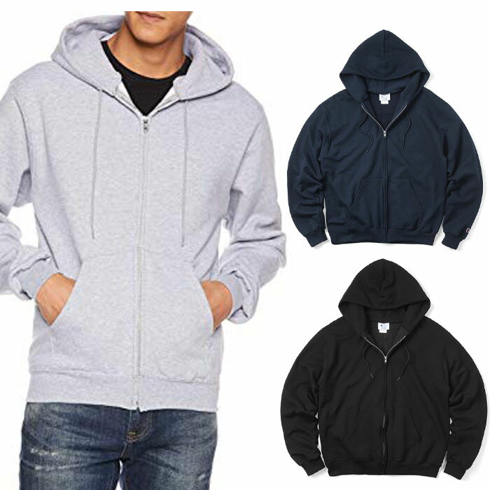 チャンピオン　スエットジップ パーカーフーディCHAMPION　SWEAT ZIP PARKA FOODYメンズ　オーセンティク　スェット　長袖S800