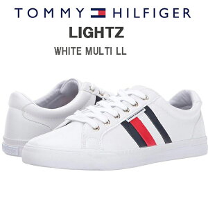 トミーヒルフィガー スニーカーTOMMY HILFIGER LIGHTZスケートボード レディースWHITE MULTI LL(白)