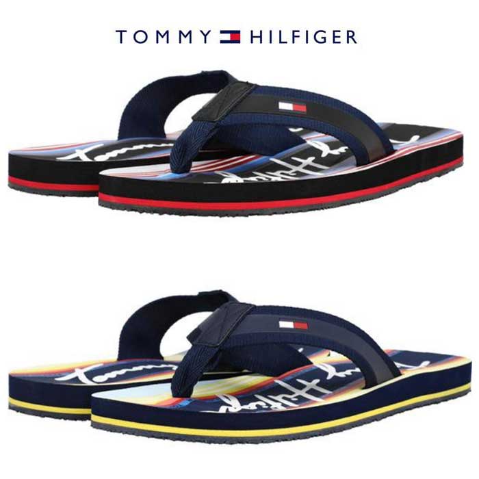 トミーヒルフィガー サンダル メンズ TOMMY HILFIGER TM DEFABIO FLIP FLOPデファビオ　トングサンダルビーチサンダル　ビーサン　レジャー　旅行　フリップフロップ