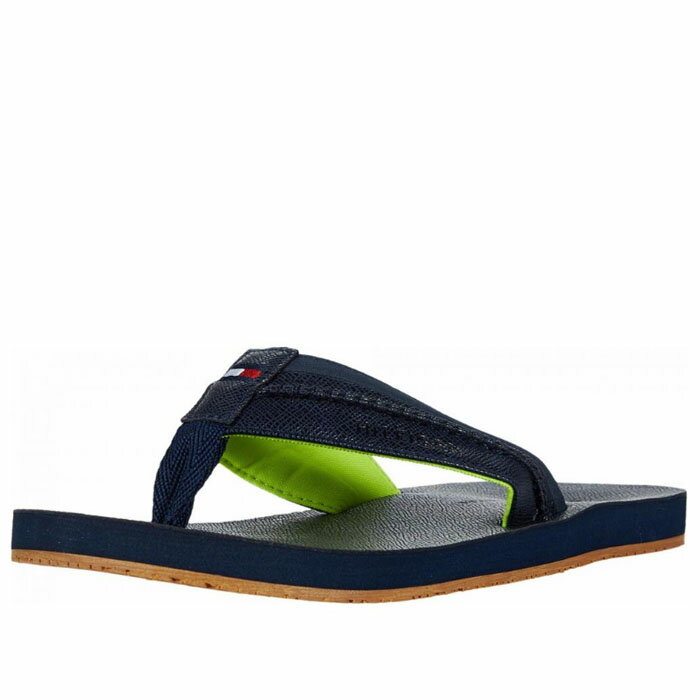 トミーヒルフィガー トング サンダルビーチサンダル ビーサン レジャー 旅行 フリップフロップTOMMY HILFIGER TM DEMBO FLIP FLOPtmDEMBO DARK BLUE LL (ダークブルー)