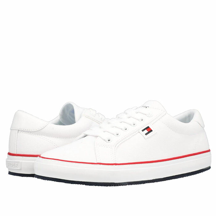 トミーヒルフィガー スニーカーTOMMY HILFIGER tw PALMI2スケートボード レディースWHITE MULTI FABRIC(ホワイト)