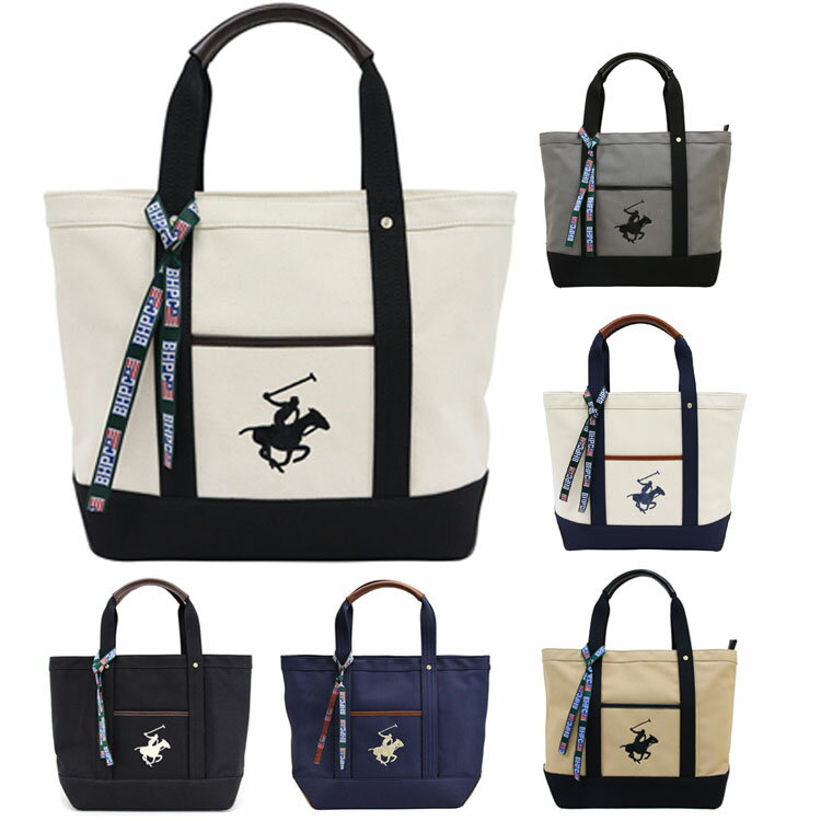 ビバリーヒルズポロクラブ ビッグロゴ トートバッグ LBEVERLY HILLS POLO CLUB BIG LOGO TOTE L sizeマザーバッグ ママバッグ通勤 通学 スポーツバッグショッピング レジャー B4ファイル収納可能 大容量ギフト 贈り物 プレゼント ラッピングBH-1008N