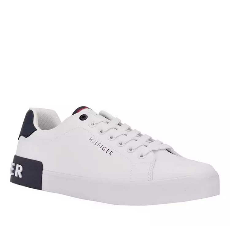 トミーヒルフィガー スニーカー メンズスケートボード ロゴ オールシーズン ホワイトTOMMY HILFIGER TM RACKLIN SNEAKERRACKLIN WHITE 140