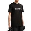 モンクレール Tシャツ メンズ 半袖黒 クルーネック 綿 コットンギフト プレゼント ラッピング 贈り物 クリスマスMONCLER SS T-SHIRT BLA...