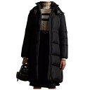 モンクレール ロング ダウンジャケットMONCLER BROUFFIER LONG DOWNJACKETレディース ロング丈 ブランド コート1C00012 53A5E 999 BLACK(ブラック)